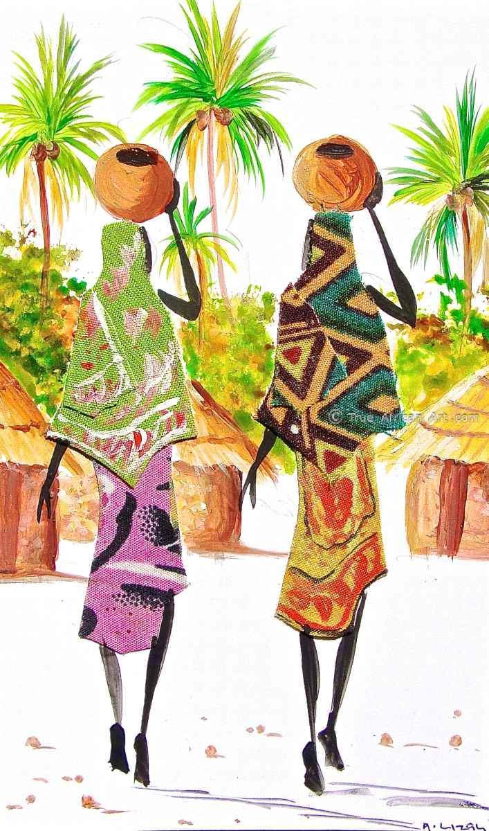 Albert Lizah  |  L-107  |  Print  |  True African Art .com