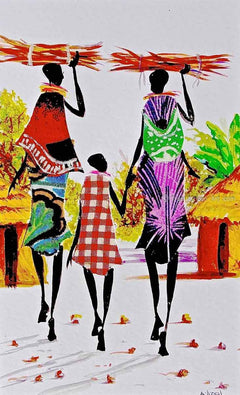 Albert Lizah  |  L-121  |  Print  |  True African Art .com