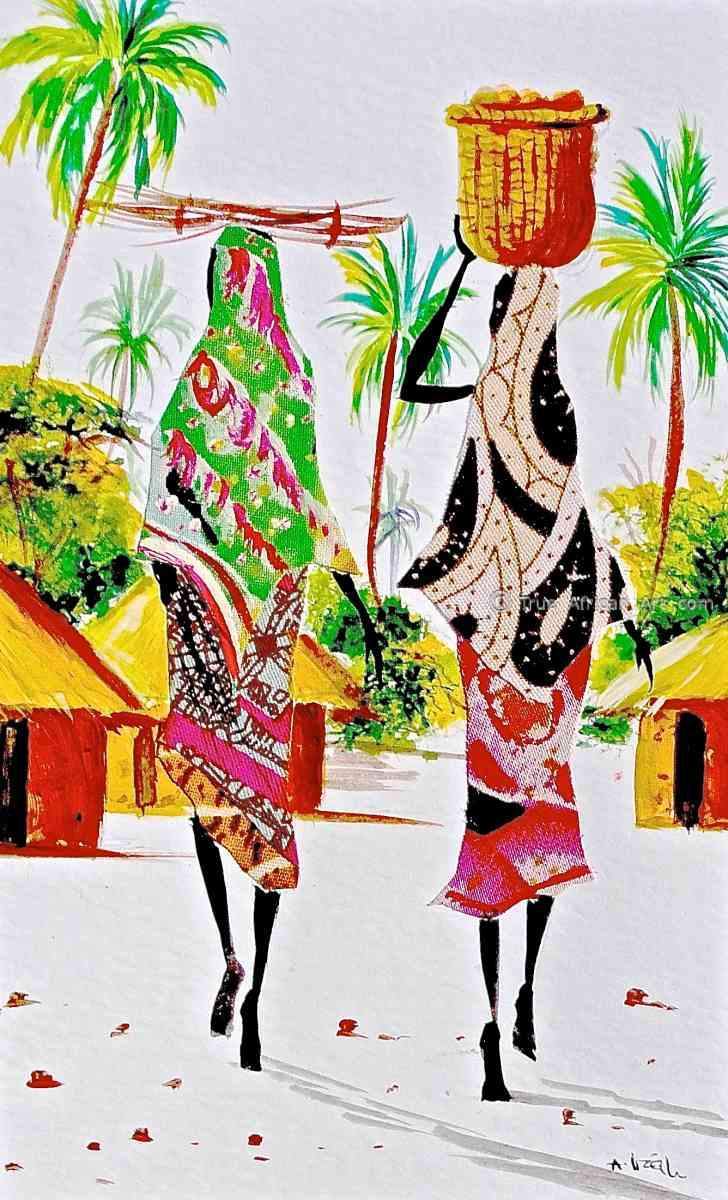 Albert Lizah  |  L-122  |  Print  |  True African Art .com