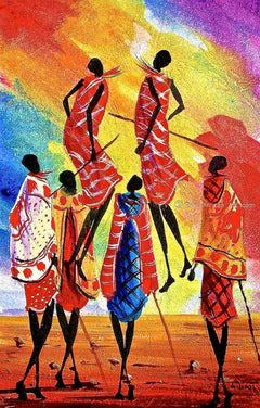 Albert Lizah  |  L-129  |  Print  |  True African Art .com