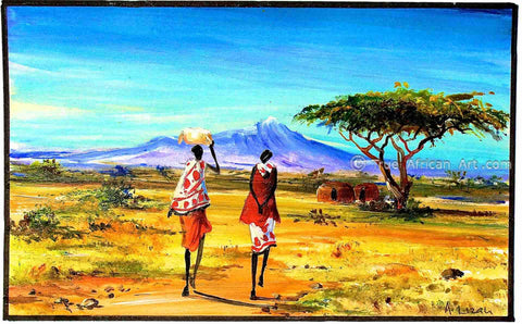 Albert Lizah  |  L-221  |  Print  |  True African Art .com