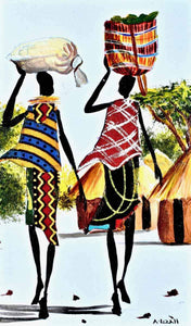 Albert Lizah - L-235 - Print - True African Art .com
