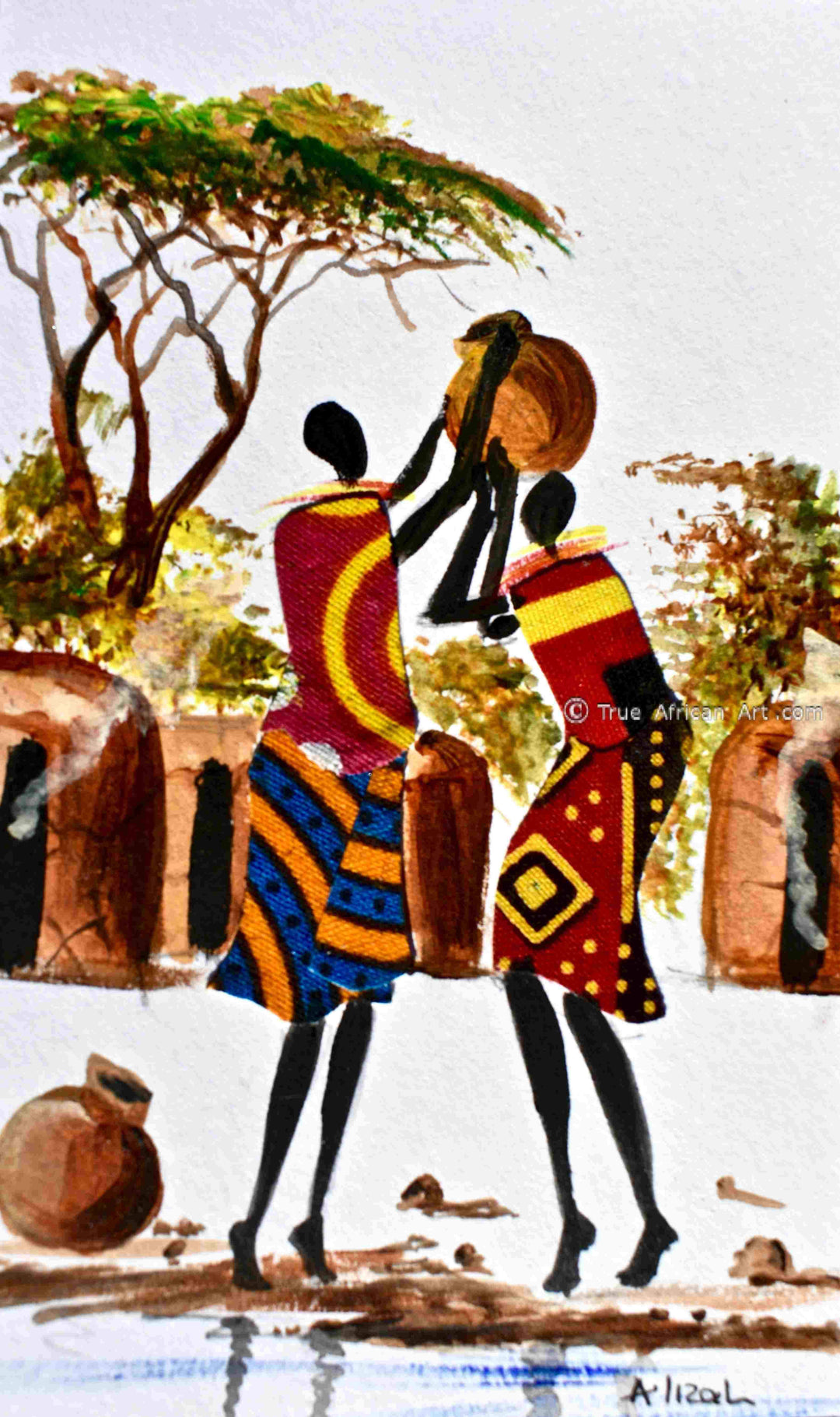 L -262 - Albert Lizah - True African Art .com