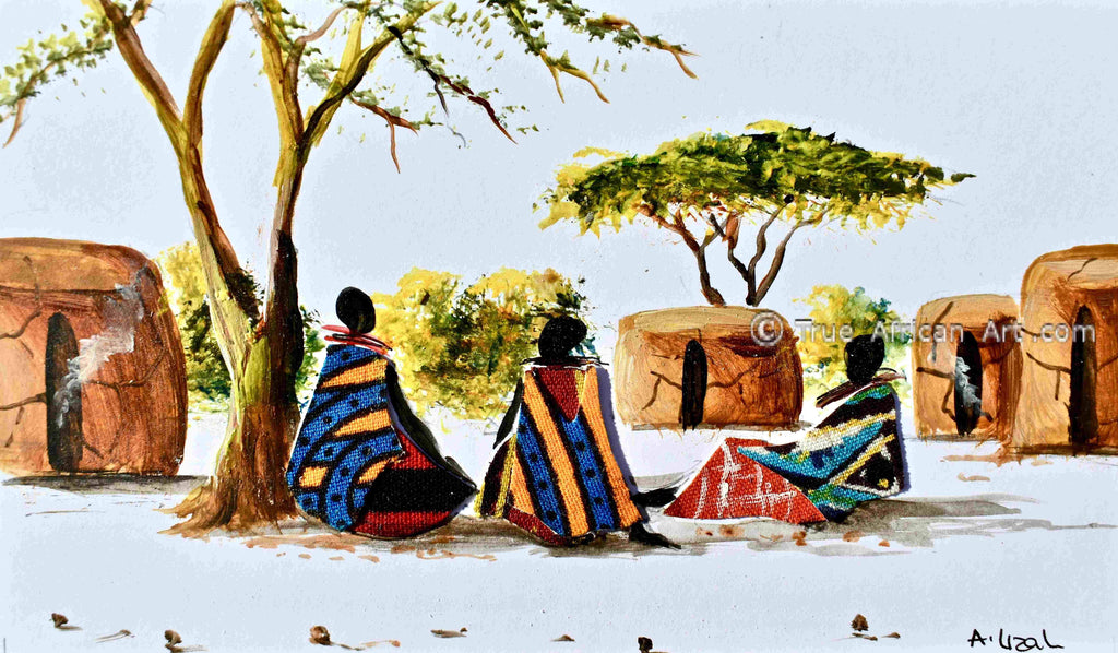 Albert Lizah  |  Kenya  |  "L-282"  |  True African Art .com