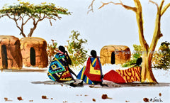 Albert Lizah  |  Kenya  |  "L-284"  |  True African Art .com