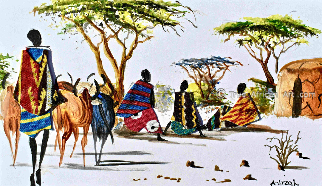 Albert Lizah  |  Kenya  |  "L-285"  |  True African Art .com