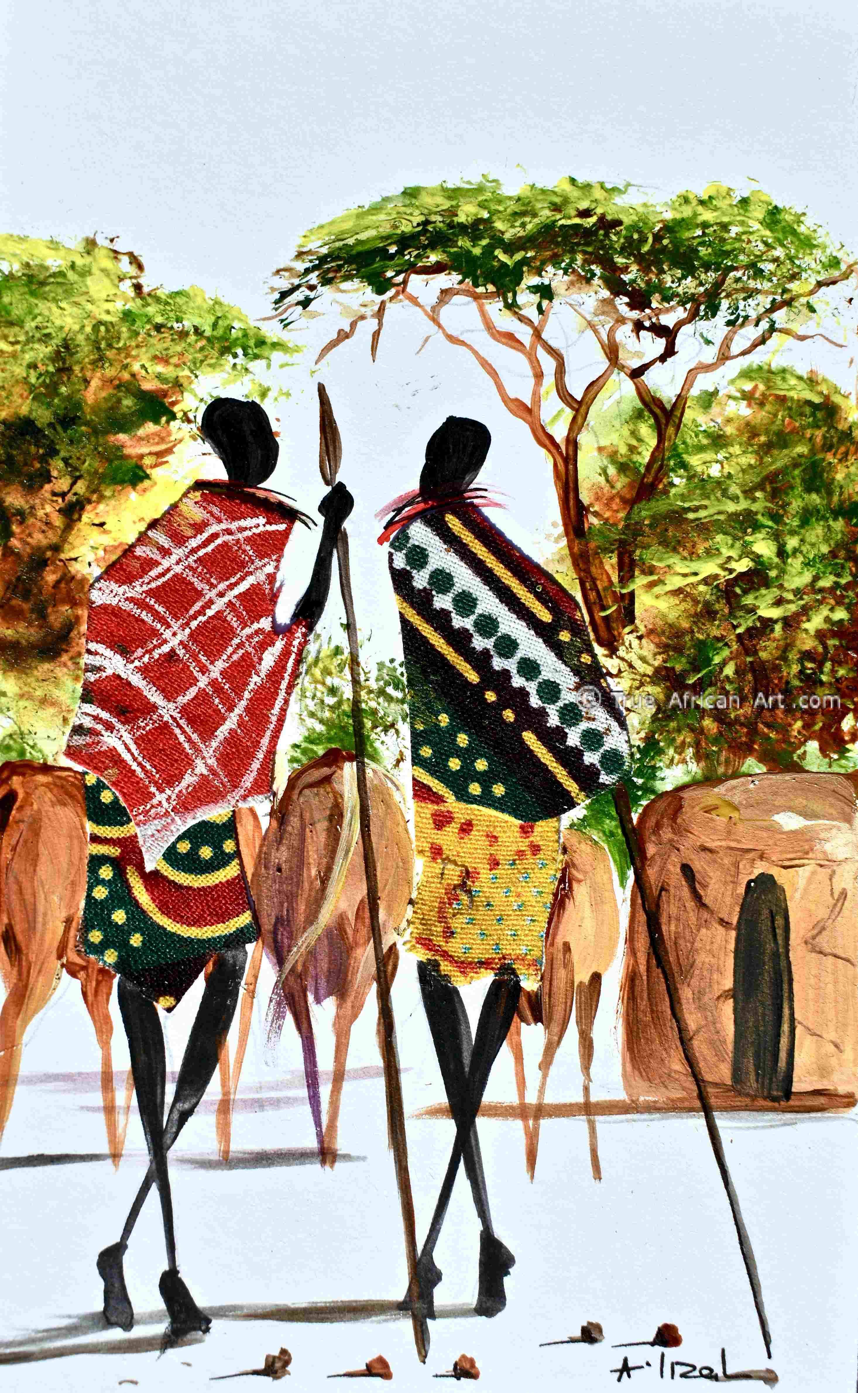 Original Maasai African Art for Sale – True African Art
