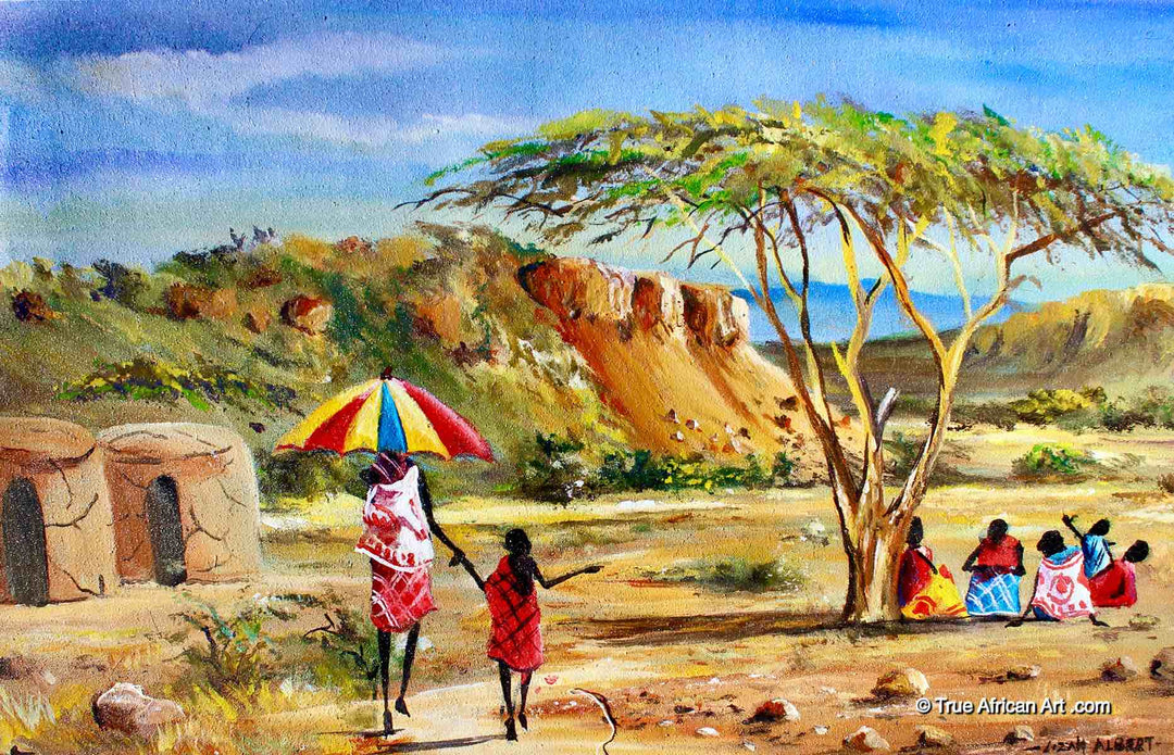 Albert Lizah |  Kenya  |  L-288  |  Original  |  True African Art .com