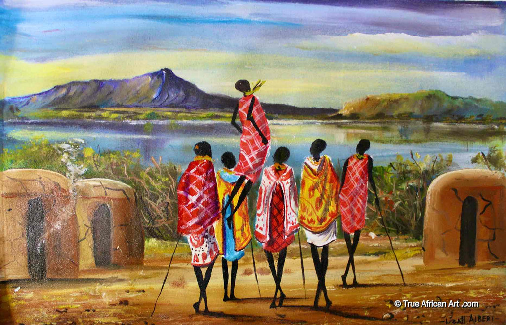 Albert Lizah |  Kenya  |  L-293  |  Print  |  True African Art .com