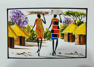 Albert Lizah |  Kenya  |  L-297  |  Original  |  True African Art .com