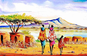Albert Lizah  |  L-96  |  Print  |  True African Art .com