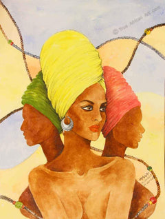 Mahlet  |  Ethiopia  |  Leader of Three |  Print  |  True African Art .com