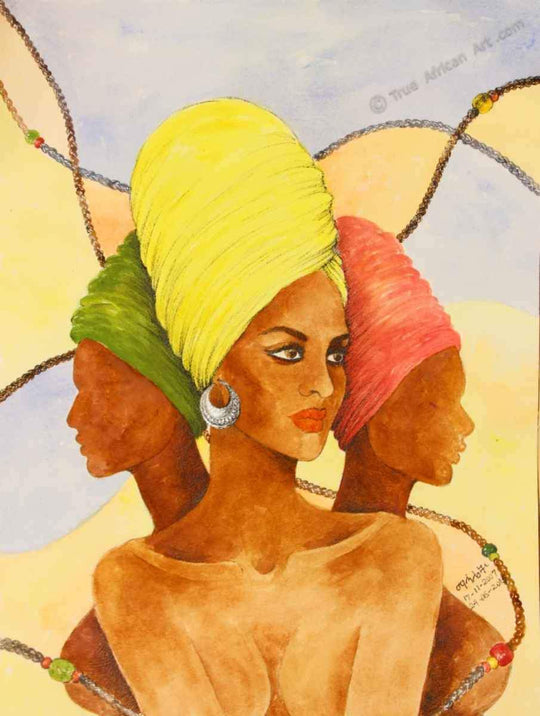 Mahlet | Ethiopia | Leader of Three | Print – True African Art