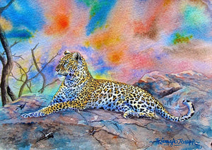 Semi Abstract Leopard
