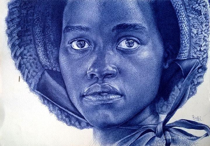 Enam Bosokah  |  Ghana  |  "Lupita"  |  True African Art .com
