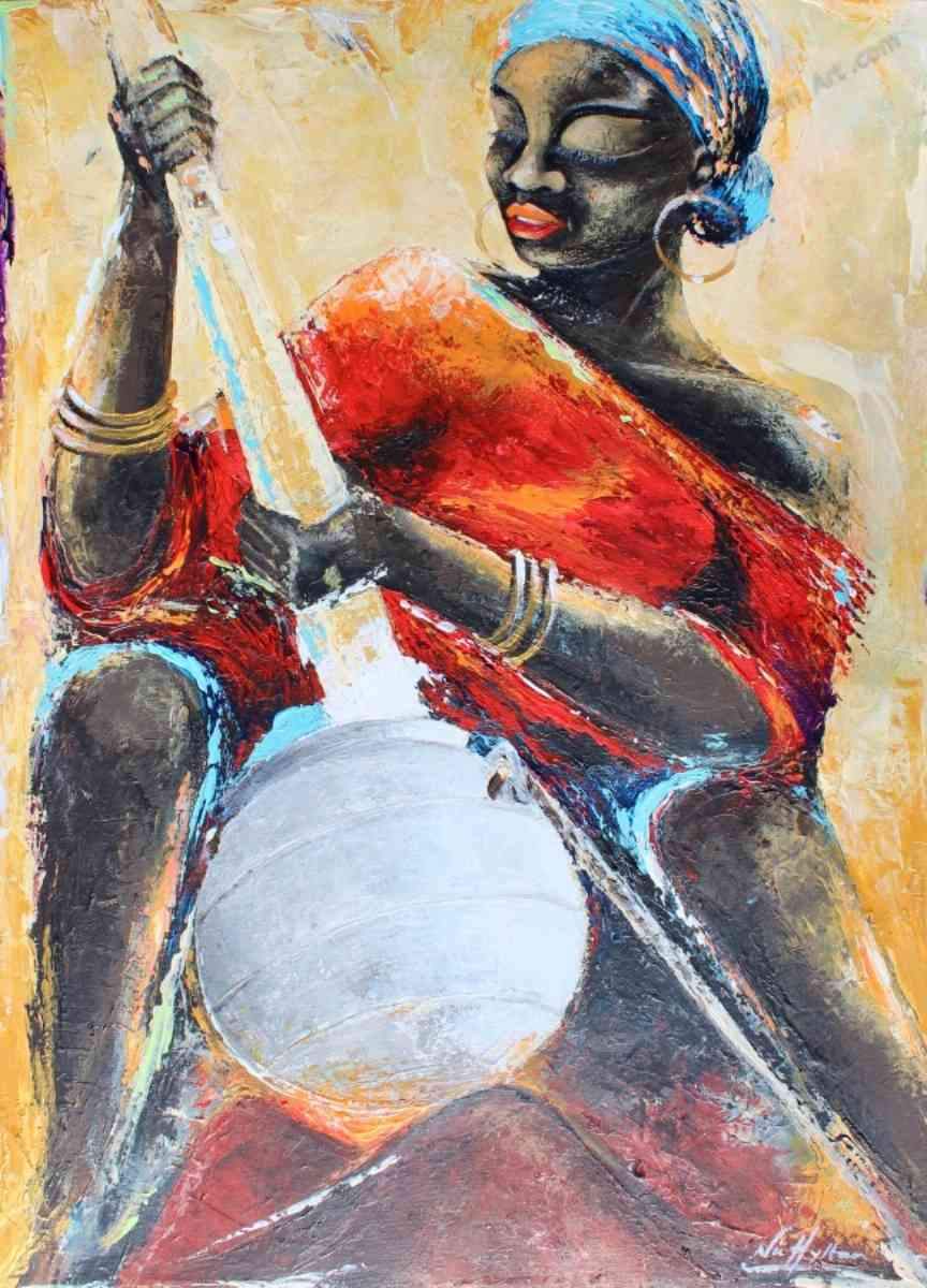 Nii Hylton  |  Ghana  |  Mixing it Up  |  Print  |  True African Art .com