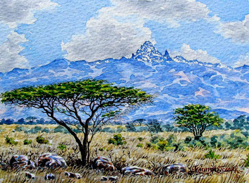 Mountain View by Joseph Thiongo | True African Art .com