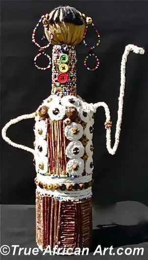 Women Bottle Figures  -  "Mumbi"  -  True African Art.com