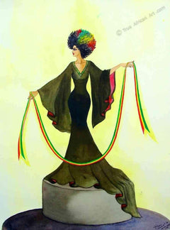 Mahlet  |  Ethiopia  |  My Stance  |  Print  |  True African Art .com
