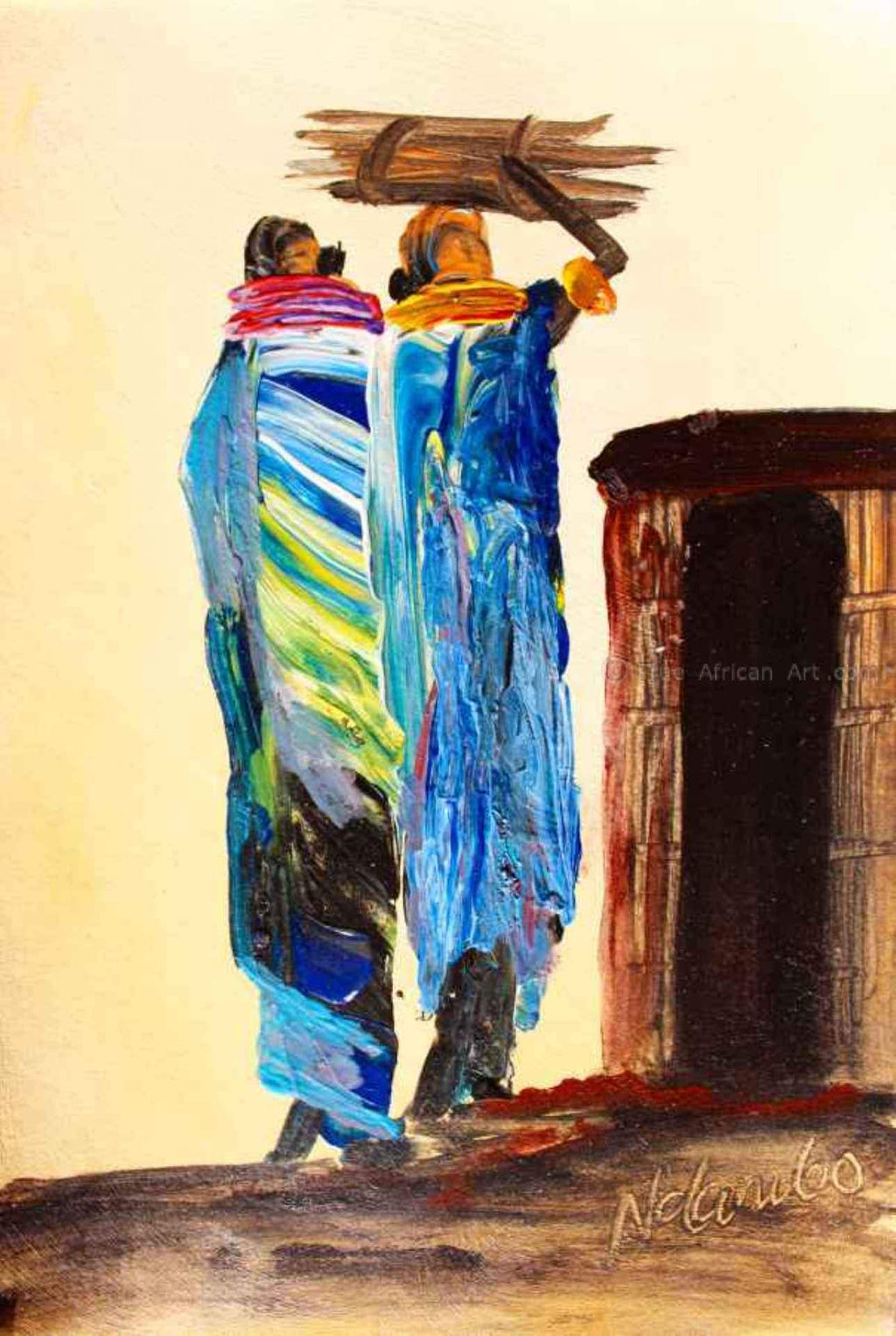 John Ndambo  |  Kenya  |  N-110 |  Print  |  True African Art .com