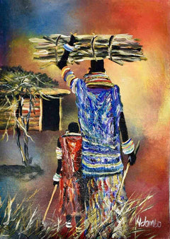 John Ndambo  |  Kenya  |  N-167 |  Print  |  True African Art .com