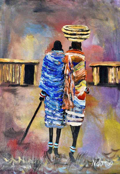 John Ndambo  |  Kenya  |  N-183  |  Print  | True African Art .com