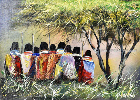 John Ndambo  |  Kenya  |  Maasai  |  N-206  |  True African Art .com