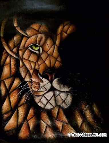 Peter Ndirangu  |  Kenya  |  "Lion Shade"  |  True African Art .com