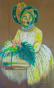 Seleman Kubwimana  |  Rwanda  |  "Queen of Good Weather"  |  Original  |  True African Art .com