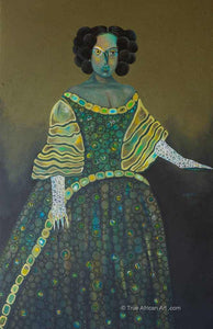 Seleman Kubwimana  |  Rwanda  |  "Queen of Mucyo"  |  Original  |  True African Art .com