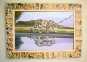 Wycliffe Ndwiga  -  "Reflection Stalk-Framed"  -  True African Art.com