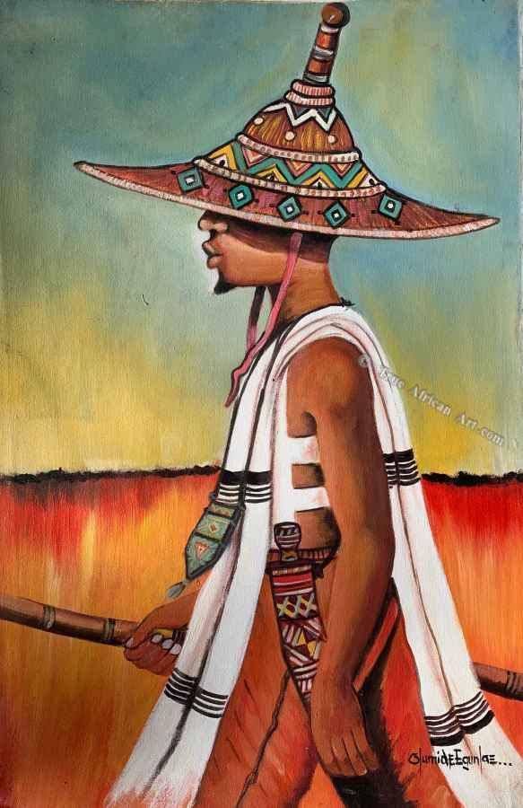 Olumide Egunlae  |  Gambia  |  "A Responsible Young Man"  |  True African Art .com
