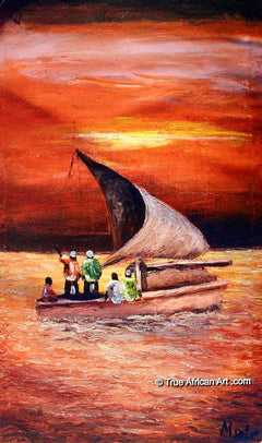 Steven Kiswanta | "Sailing Free" | Original | True African Art .com