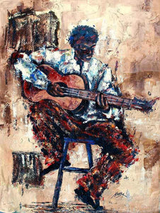 Daniel Akortia  |  Ghana  |  "Sing us a Song"  |  Print  |  True African Art .com