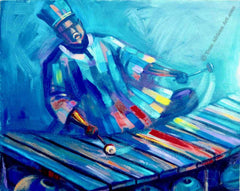 Amakai  |  Ghana  |  "Solo"  |  Print  |  True African Art .com