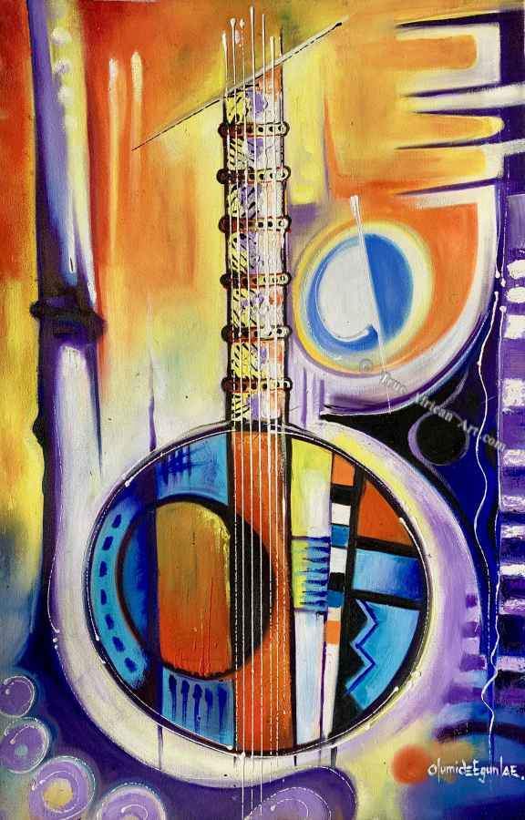 Abstract Art Musical Instruments