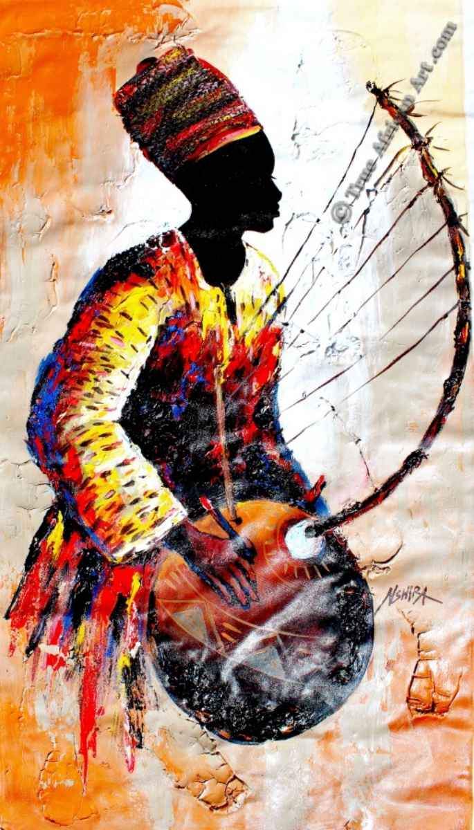 Daniel Akortia  |  Ghana  |  "The Koral"  |  Print  | True African Art .com