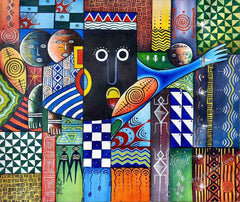 Femi | Nigeria | "Thoughts in Color" | True African Art .com