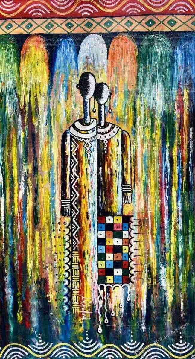 Femi | Nigeria | "Two Loves" | True African Art .com