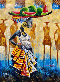 Nana | Kenya | "Watermelon" | True African Art .com