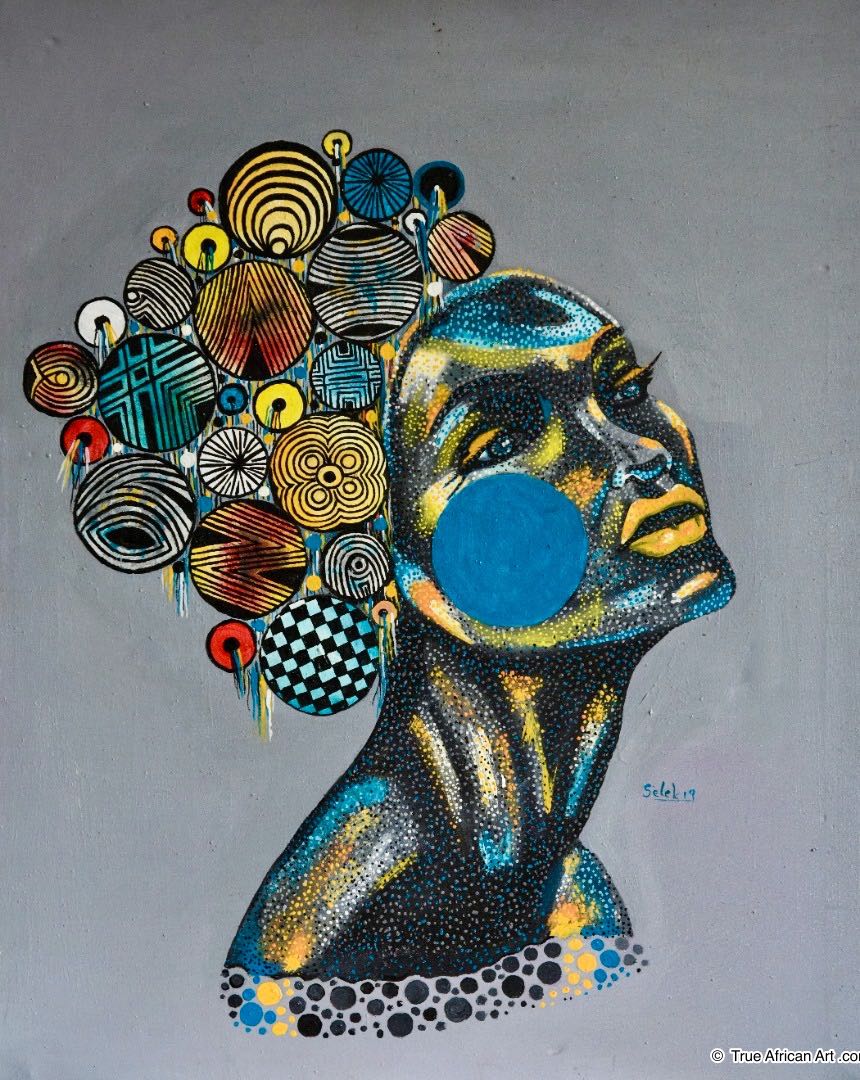 Seleman Kubwimana  |  Rwanda |  "Women's Choice"  |  Original  |  True African Art .com